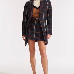 Veronica Beard Philips Plaid Matching Set with jacket and skirt
